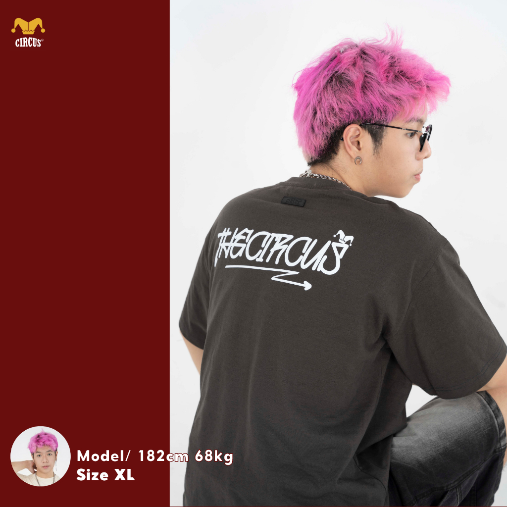 Áo thun unisex oversize Local Brand Circus 100% Cotton - Mã Basic B09
