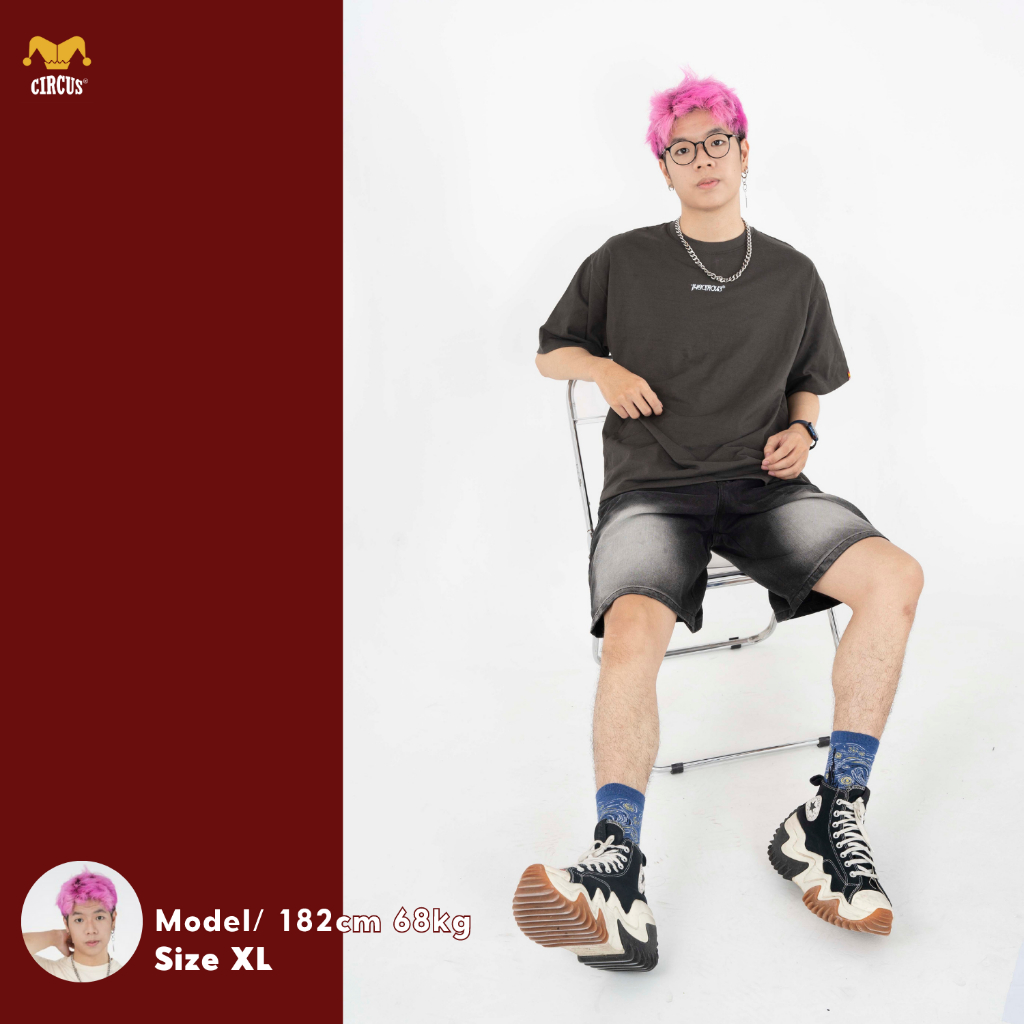 Áo thun unisex oversize Local Brand Circus 100% Cotton - Mã Basic B09