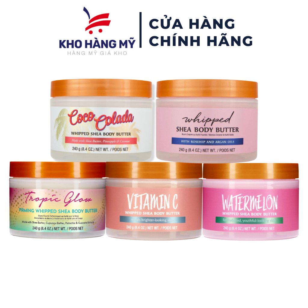 Bơ dưỡng thể Tree Hut chính hãng tại Mỹ Whipped Body Butter siêu dưỡng ẩm & không nhờn rít 240gr