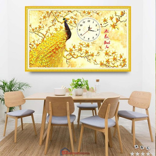 Tranh thêu chữ thập công phú quý bình an 60cm x 45cm
