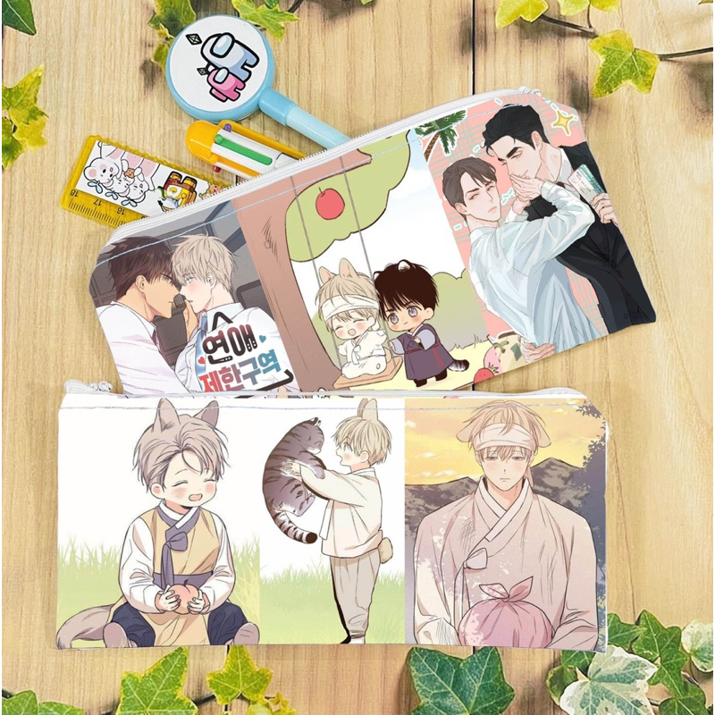 Hộp bút No love zone / Ví bút hình No love zone BL