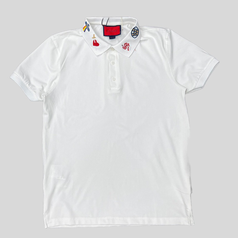 Áo polo GC thêu họa tiết cổ cao cấp Áo polo GC nam thêu họa tiết lịch sự