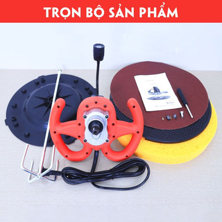 Máy xoa vữa chà tường 1530 công suất 850w, đĩa mài 180mm - 6 cấp điều chỉnh tốc độ - Có hút bụi