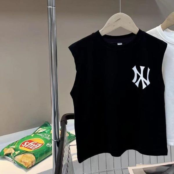 Áo ba lỗ sát nách cho bé trai BAE KIDS họa tiết NY chất cotton mềm mịn, thoáng mát cho bé 9kg đến 36kg