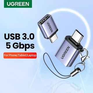 Đầu chuyển USB C to USB A Ugreen 50283 50284 US270 Chính Hãng ( USB C 3.1 ra USB A 3.0,Vỏ Nhôm )