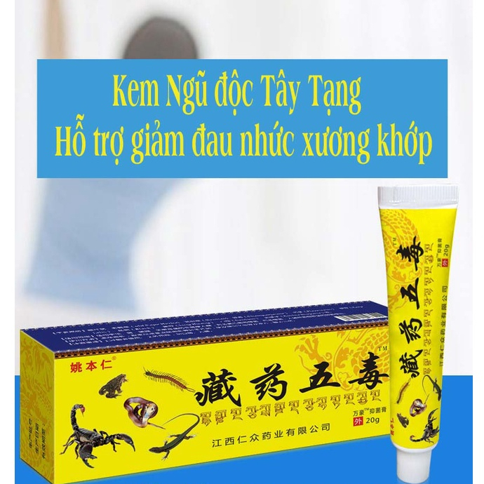 Kem xoa bóp Ngũ Độc Tây Tạng, Cao xoa bóp hỗ trợ giảm đau nhức xương khớp