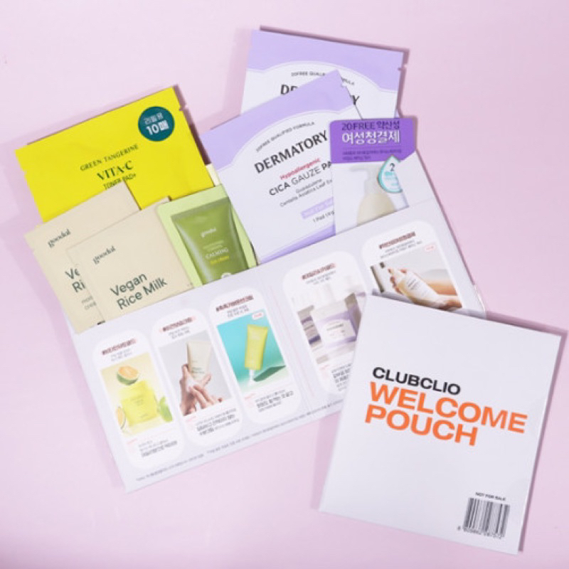 Set sample dưỡng da ClubClio Welcome Pouch