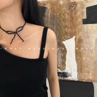 Moazmade | Choker nơ đen