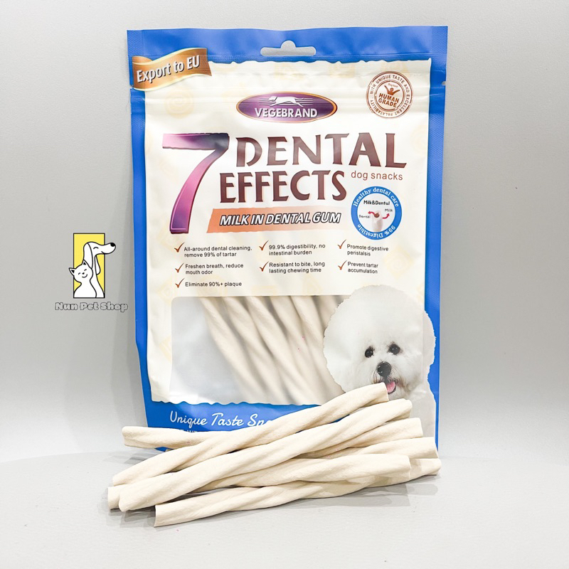 Xương gặm sạch răng vị sữa 7 Dental Effects Vegebrand