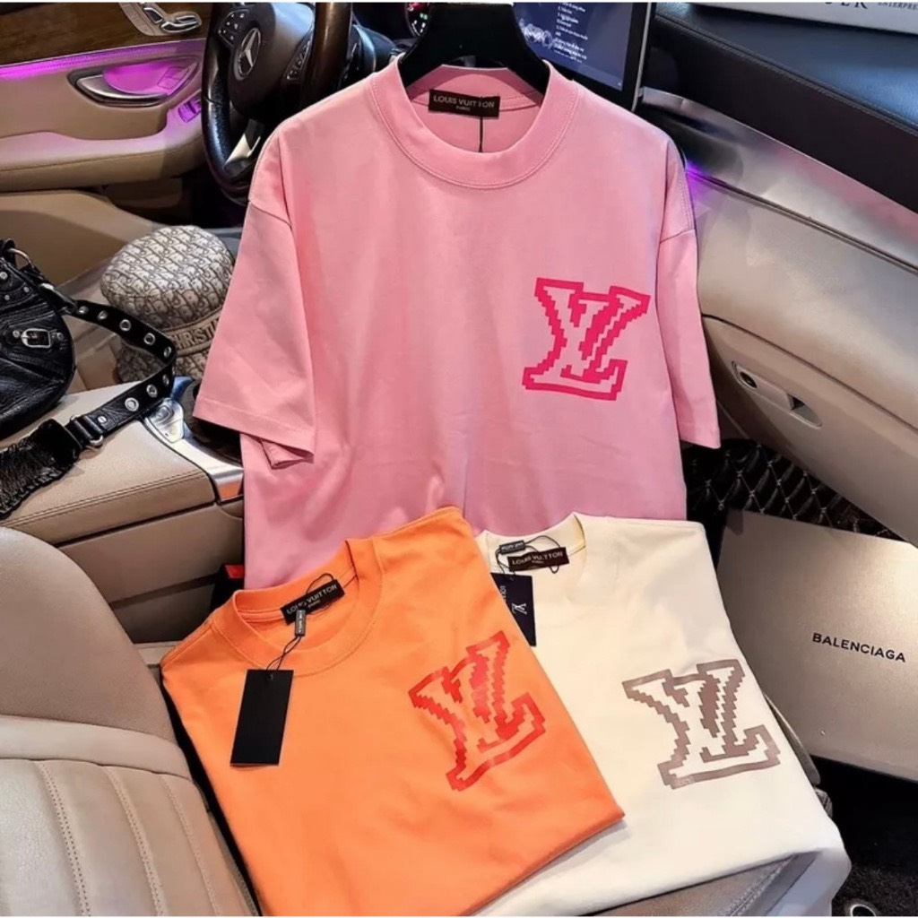 Áo Thun LV Nam Nữ Form Rộng Tay Lỡ Unisex Cao Cấp