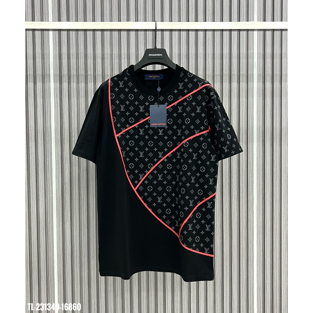 Áo Thun Nam Nữ LV Phối Màu Họa Tiết Monogram Cao Cấp | BigBuy360 - bigbuy360.vn