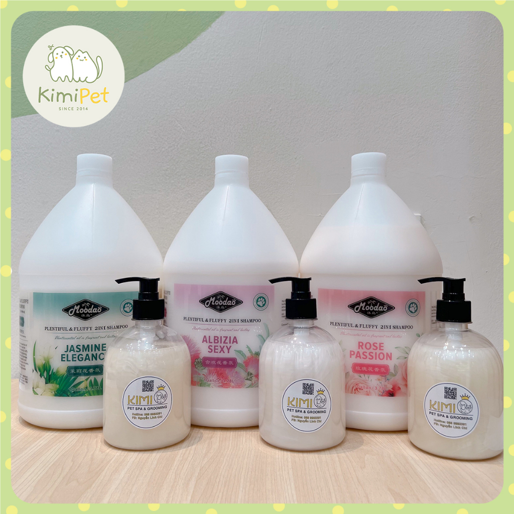 Sữa tắm quốc dân Moodao siêu thơm siêu giữ mùi cho thú cưng  - Kimi Pet