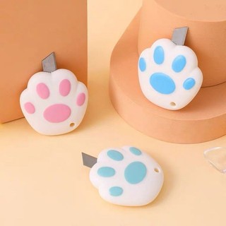 Dao rọc giấy mini hình chân mèo