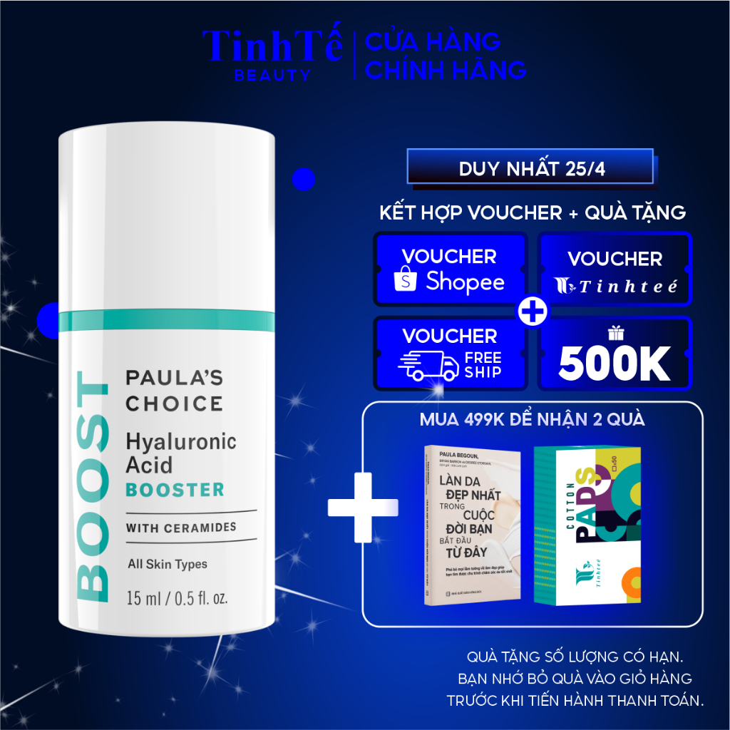 Serum cấp nước Hyaluronic Acid Paula's Choice RESIST Hyaluronic Acid Booster 15ml