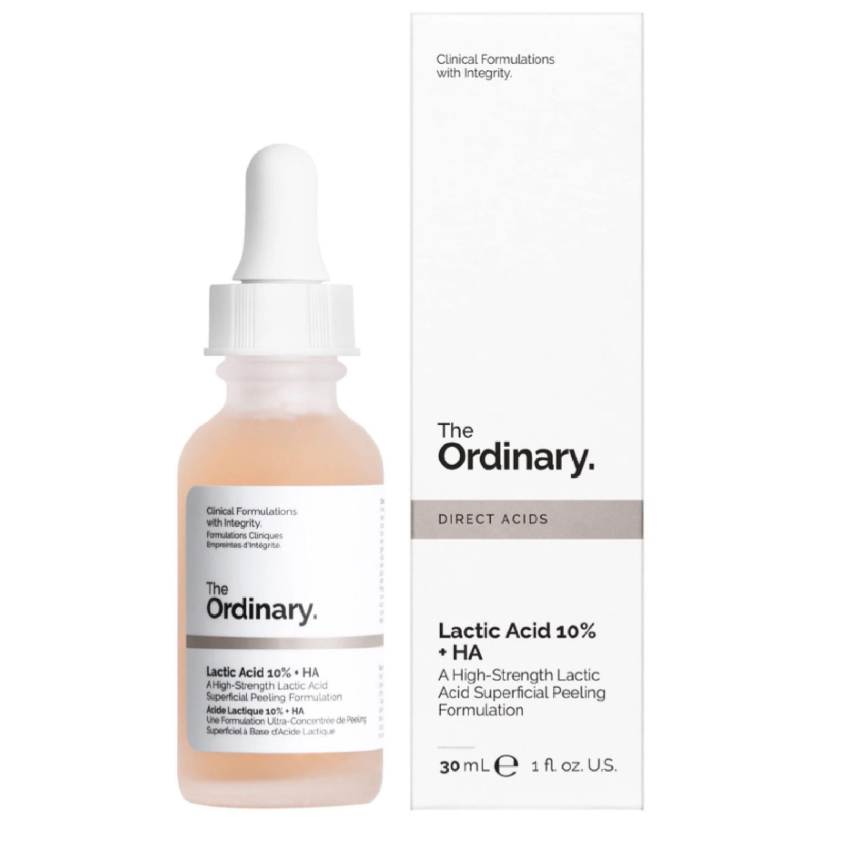 Serum tẩy da chết hoá học The Ordinary Lactic Acid 5% + HA và Latic Acid 10% + HA 30ml