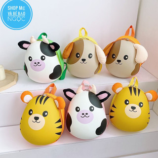 Ba lô quả trứng hình con vật cho Bé Balo cặp sách cute dễ thương
