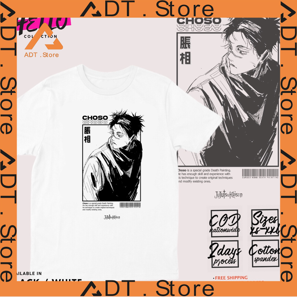 Áo thun hình Jujutsu Kaisen - Choso Box Anime cực chất giá rẻ mẫu HOT bán chạy