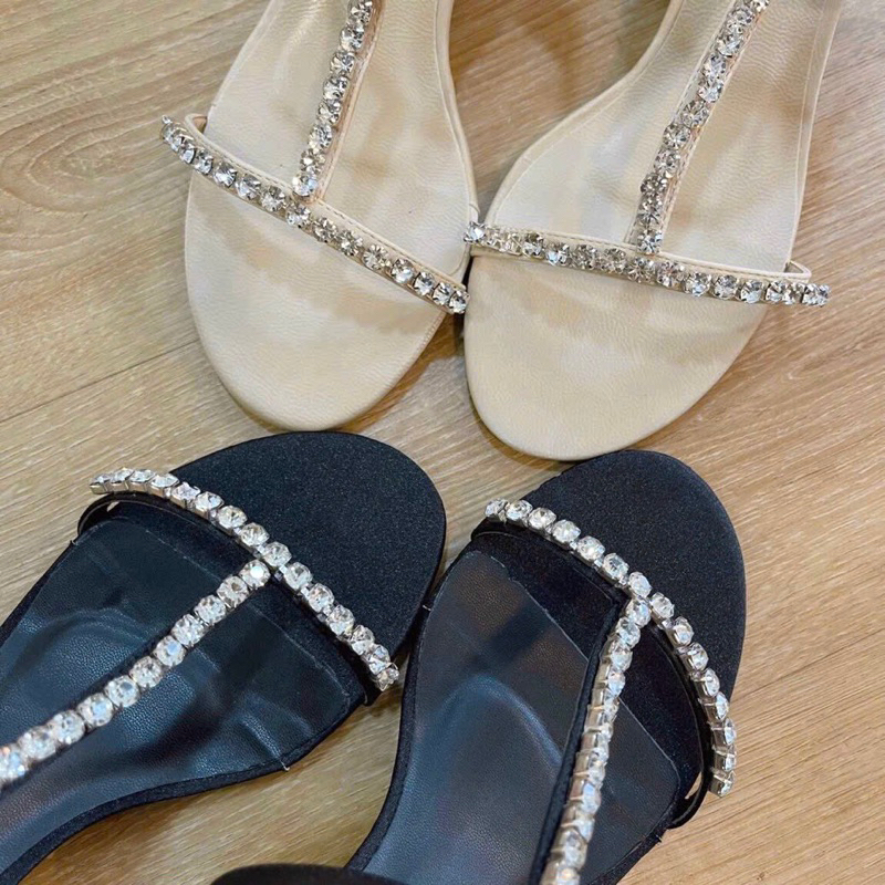 Giày Cao Gót Sandal 5p Quai Đá Mảnh