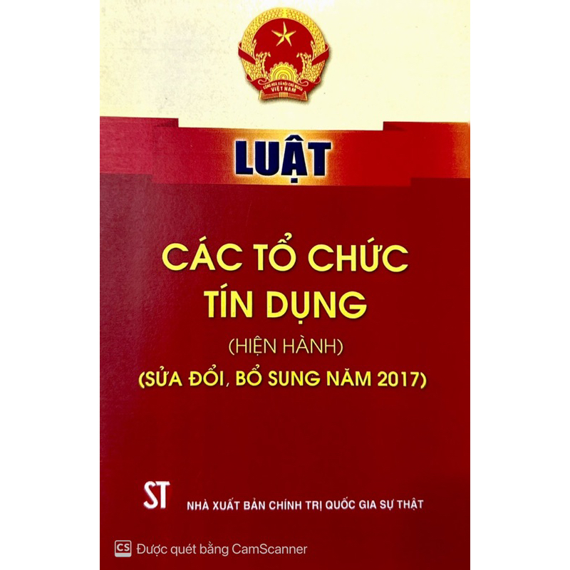 Luật các tổ chức tín dụng