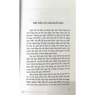 Luật các tổ chức tín dụng