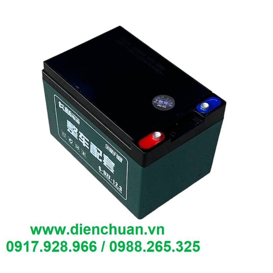 Ắc quy xe đạp điện nội địa Trung Quốc 12V-12.3Ah CHANGXIN 6-DZF-12.3