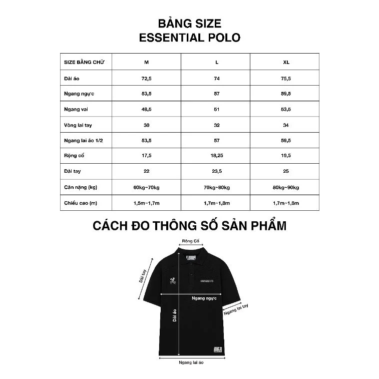 Áo Polo Unisex Bad Habits ESSENTIAL POLO MOCA - Local Brand Chính Hãng