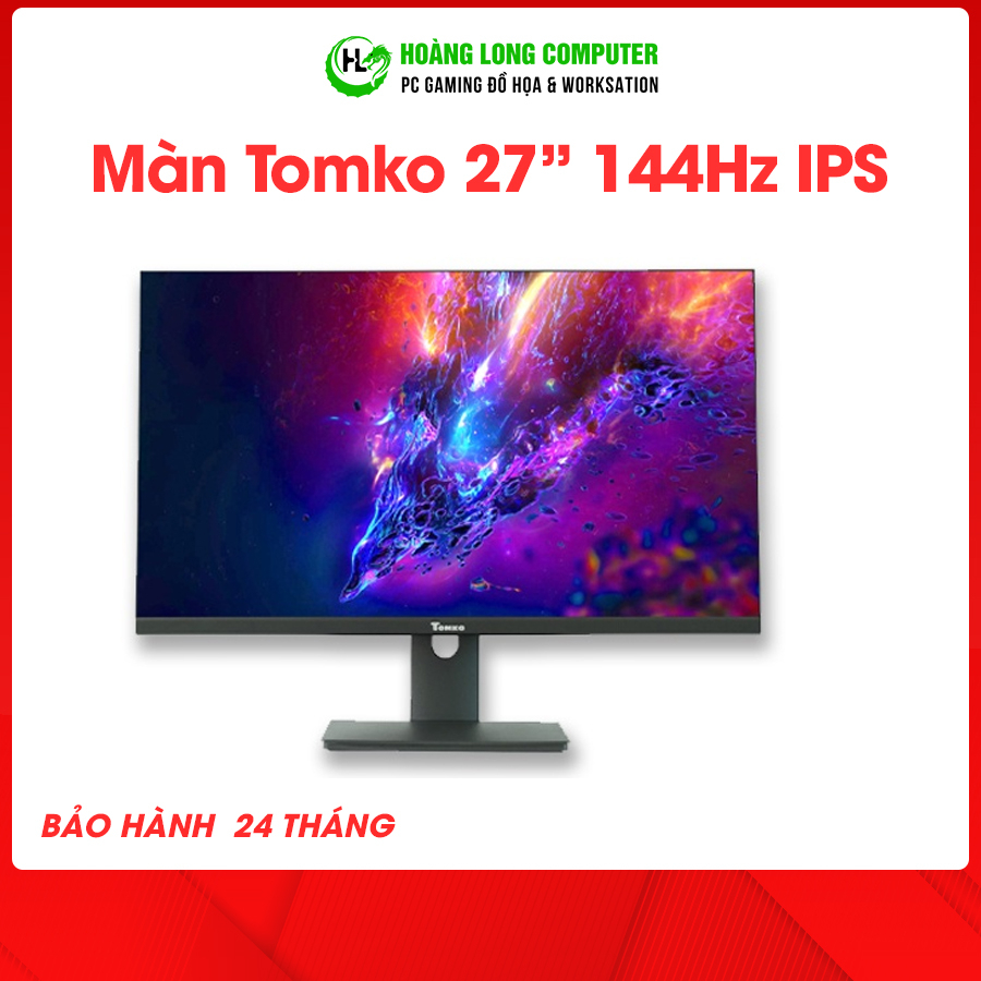 Màn Hình Máy Tính Tomko 27 Inch 144Hz IPS 1Ms T272AF Màn Hình Chơi Game FHD Bảo Hành Chính Hãng - Hoàng Long Computer