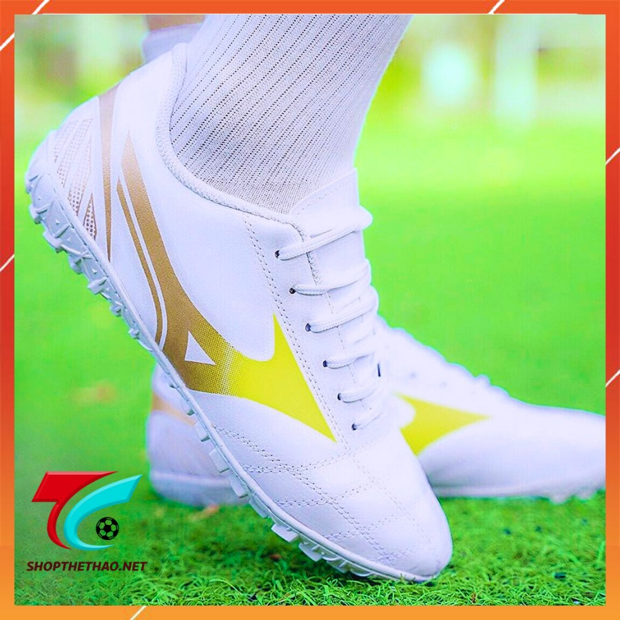 Giày đá bóng Mizuno_giày bóng đá nam sân cỏ nhân tạo_Khâu toàn bộ đế _đế cao su 100%