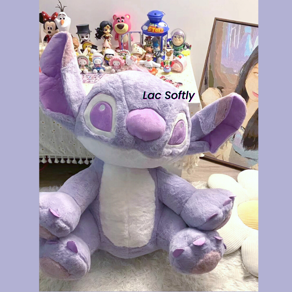 Order | Gấu bông Stitch màu tím pastel mộng mơ, quà tặng lưu niệm dễ thương nhiều kích thước
