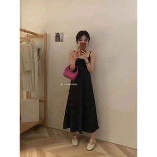 Váy suông dây chấm bi 60080 imiss