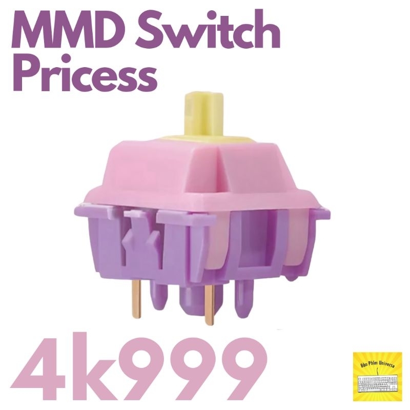 MMD Switch Princess Tactile switch - 5 pin - bàn phím cơ mmd switch - Switch Tactile MMD - Giá rẻ