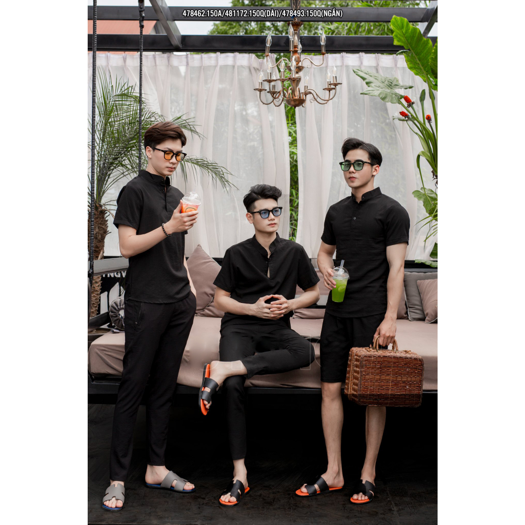 Bộ Đũi Nam Dài Quần Dài Áo Sơ Mi Chất Đũi Xước Mềm Mịn Thoáng Mát Vải Co Giãn Nhẹ Dễ Dàng Vận Động