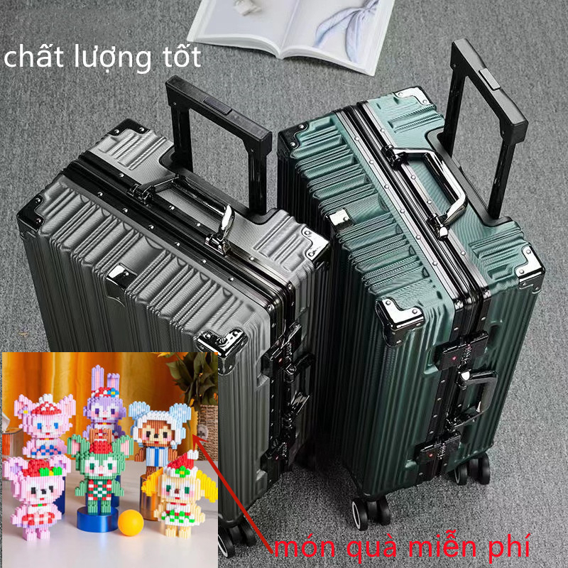 Vali Khung Nhôm Size 20/24 Cao Cấp Bịt 4 Góc Chống Va Đập Bảo Hành 1 Năm