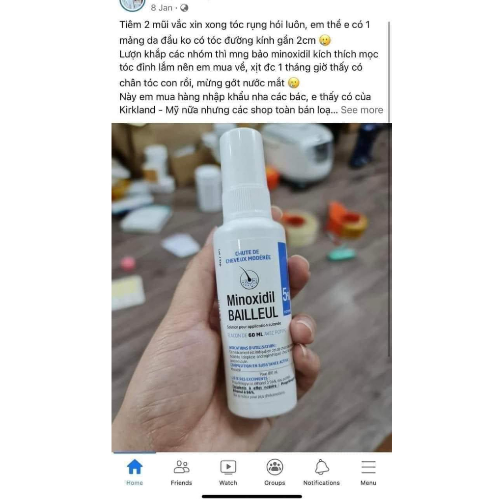 Xịt mọc tóc Minoxidil 5%