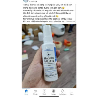 (Tách lẻ 1 chai) Xịt mọc tóc Minoxidil 5% và 2%