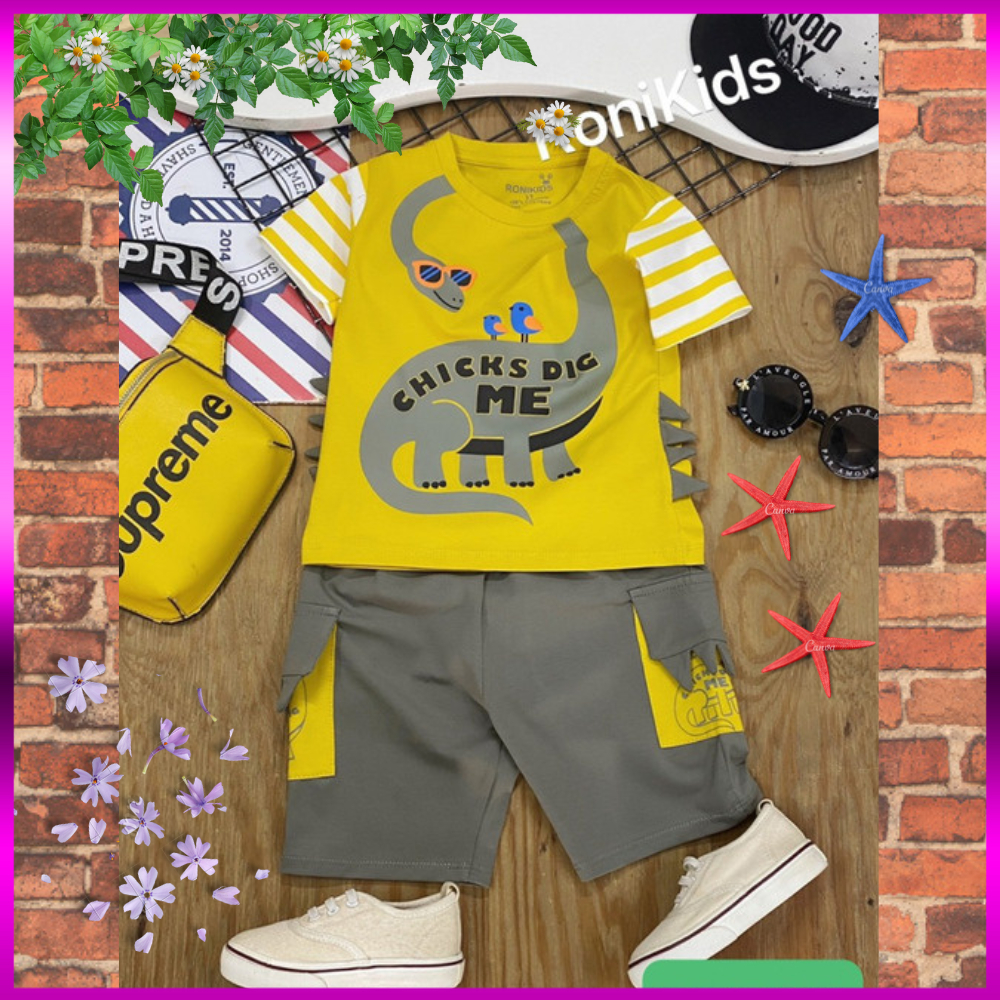 Đồ Bộ Bé Trai Size Đại 10kg-40kg Chất Cotton Co Giãn 4 Chiều Mềm Mịn Mát.1648.9