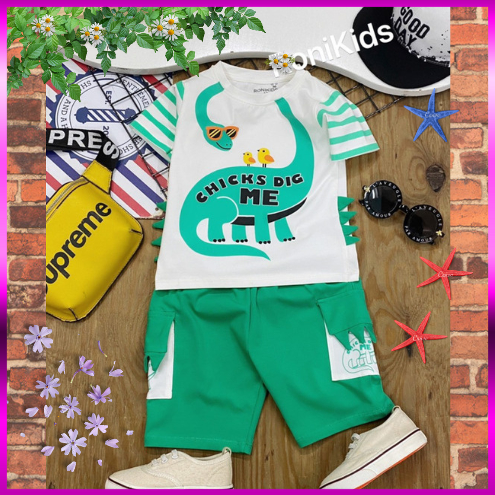 Đồ Bộ Bé Trai Size Đại 10kg-40kg Chất Cotton Co Giãn 4 Chiều Mềm Mịn Mát.1648.9