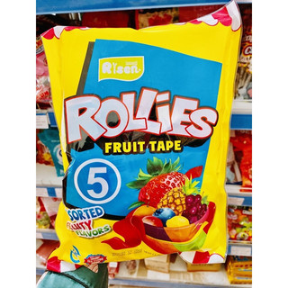 Kẹo dẻo cuộn rollies risen vị trái cây gói 350g