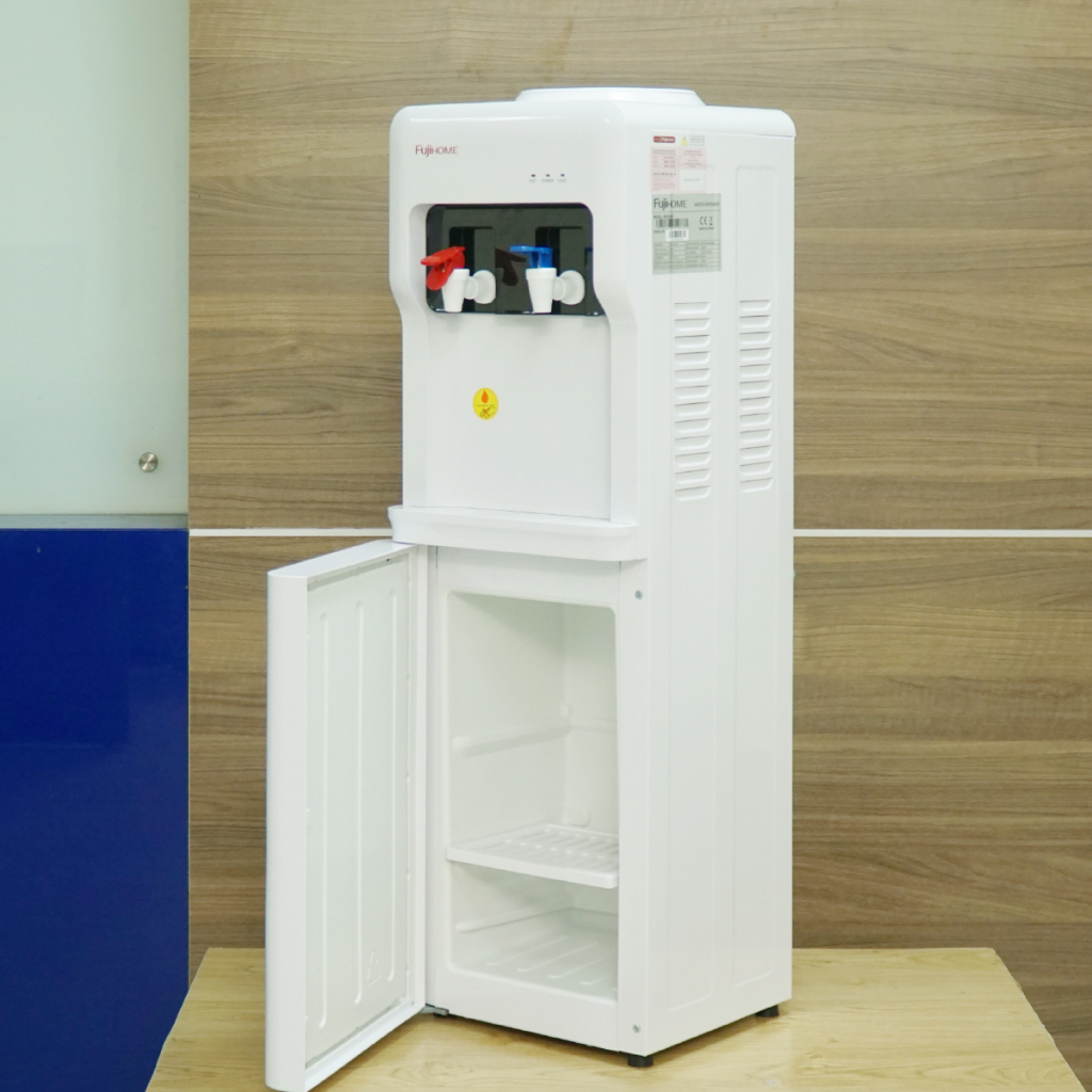 Cây nước nóng lạnh Nhập Khẩu Fujihome WD5320E, bình lọc máy lọc nước nóng lạnh mini uống Nhật Bản dispenser water