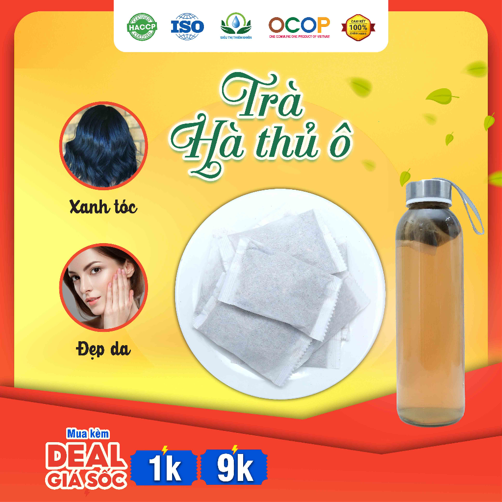 Trà Hà Thủ Ô hộp 30 Túi Lọc x 3Gram Siêu Thị Thiên Nhiên