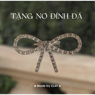 QUÀ TẶNG NƠ CÀI ÁO ĐÍNH ĐÁ Clay Clothing