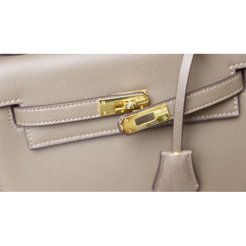 Túi xách nữ H.M KL sz25cm khóa vàng phom đẹp chuẩn cứng cáp sang chảnh dã man