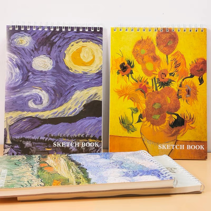 Sổ Vẽ Màu Nước Chì Vở A4 8K Sketch Book Tranh Nhiều Loại Timo VPS29