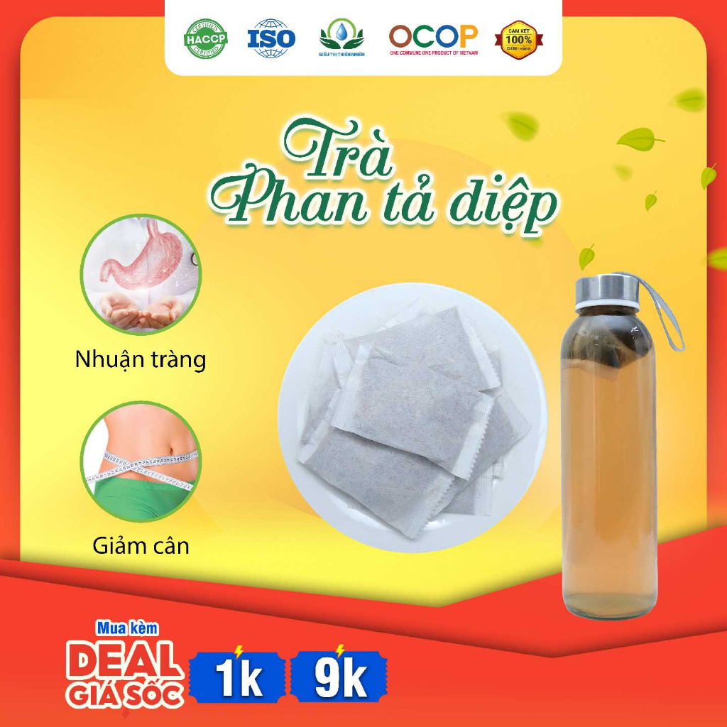 Trà Phan Tả Diệp Hộp 30 Túi Lọc Siêu Thị Thiên Nhiên