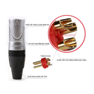 Jack Canon, jack canon đực, jack XLR