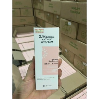 Kem Chống Nắng Nâng Tone Da SJM Medical Anti UV Perfect SunScreen SPF50+/PA++++(có temnk)
