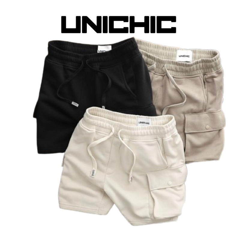 Quần Lửng Nam Màu Xám,Đen, Trắng, Đen, Xanh Đen Quần Short Nam Có Khóa Túi Khóa Tập Gym, Chạy Bộ QDTH270