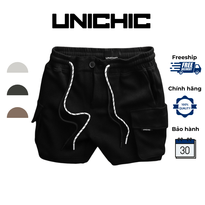 Quần Lửng Nam Màu Xám,Đen, Trắng, Đen, Nâu Quần Short Nam Có Khóa Túi Khóa Tập Gym, Chạy Bộ QDTH271