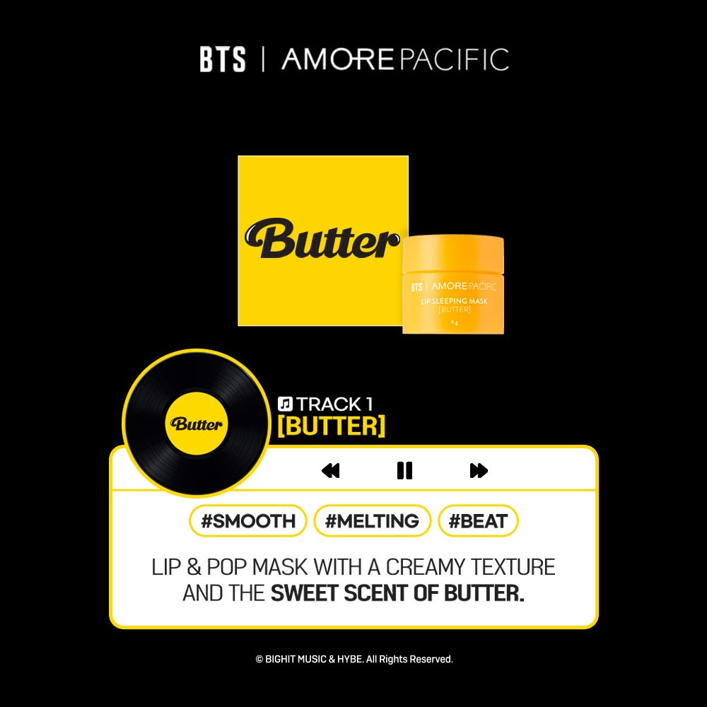 Set mặt nạ ngủ môi BTS X LANEIGE Lip Sleeping Mask Lip & Pop Edition Set