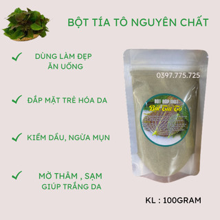 100gram Bột tía tô sản phẩm hanmade